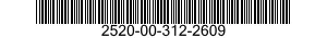 2520-00-312-2609  2520003122609 003122609