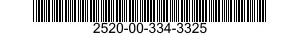 2520-00-334-3325  2520003343325 003343325