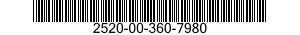 2520-00-360-7980 LINING SET,FRICTION 2520003607980 003607980