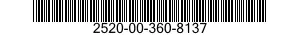 2520-00-360-8137 PLUNGER 2520003608137 003608137