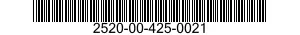 2520-00-425-0021  2520004250021 004250021