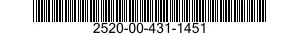 2520-00-431-1451  2520004311451 004311451