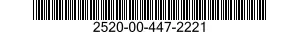 2520-00-447-2221 GEAR,TRANSMISSION 2520004472221 004472221