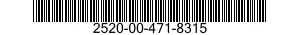 2520-00-471-8315 SLAVE CYLINDER,CLUTCH 2520004718315 004718315