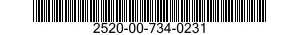 2520-00-734-0231 FLANGE,COMPANION,VEHICULAR UNIVERSAL JOINT 2520007340231 007340231