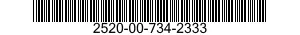 2520-00-734-2333  2520007342333 007342333