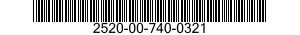 2520-00-740-0321  2520007400321 007400321
