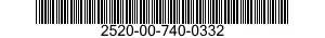 2520-00-740-0332  2520007400332 007400332
