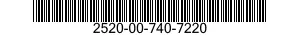 2520-00-740-7220  2520007407220 007407220