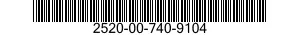 2520-00-740-9104 YOKE,UNIVERSAL JOINT,VEHICULAR 2520007409104 007409104