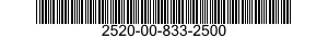 2520-00-833-2500 LEVER ASY 2520008332500 008332500