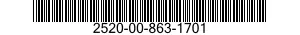 2520-00-863-1701  2520008631701 008631701