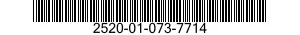 2520-01-073-7714 SLEEVE,SLIDING,MECHANICAL TRANSMISSION 2520010737714 010737714