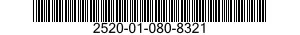 2520-01-080-8321 YOKE,UNIVERSAL JOINT,VEHICULAR 2520010808321 010808321