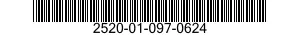 2520-01-097-0624 PROPELLER SHAFT WITH UNIVERSAL JOINT,VEHICULAR 2520010970624 010970624