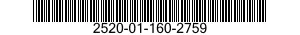 2520-01-160-2759 DRIVE SHAFT ASSEMBLY,CONSTANT VELOCITY,VEHICULAR 2520011602759 011602759