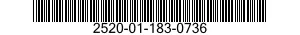 2520-01-183-0736 YOKE,UNIVERSAL JOINT,VEHICULAR 2520011830736 011830736