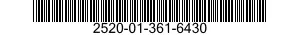 2520-01-361-6430 DRIVE SHAFT ASSEMBLY,CONSTANT VELOCITY,VEHICULAR 2520013616430 013616430