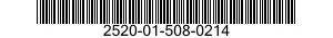 2520-01-508-0214 PROPELLER SHAFT WITH UNIVERSAL JOINT,VEHICULAR 2520015080214 015080214