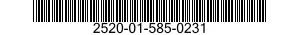 2520-01-585-0231 RING,SUPPORT,TRANSMISSION 2520015850231 015850231