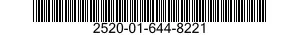2520-01-644-8221 UNIVERSAL JOINT,VEHICULAR 2520016448221 016448221