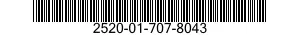 2520-01-707-8043 FLANGE,COMPANION,VEHICULAR UNIVERSAL JOINT 2520017078043 017078043