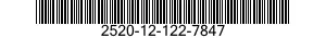 2520-12-122-7847 DRIVE SHAFT ASSEMBLY,CONSTANT VELOCITY,VEHICULAR 2520121227847 121227847