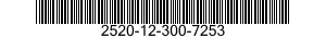 2520-12-300-7253 DRIVE SHAFT ASSEMBLY,CONSTANT VELOCITY,VEHICULAR 2520123007253 123007253