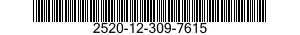 2520-12-309-7615 DRIVE SHAFT ASSEMBLY,CONSTANT VELOCITY,VEHICULAR 2520123097615 123097615