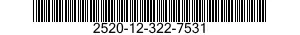 2520-12-322-7531 DRIVE SHAFT ASSEMBLY,CONSTANT VELOCITY,VEHICULAR 2520123227531 123227531