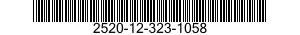 2520-12-323-1058 HOUSING PART,TRANSMISSION,MECHANICAL 2520123231058 123231058