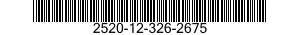 2520-12-326-2675 DRIVE SHAFT ASSEMBLY,CONSTANT VELOCITY,VEHICULAR 2520123262675 123262675