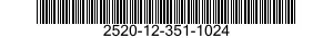 2520-12-351-1024 DRIVE SHAFT ASSEMBLY,CONSTANT VELOCITY,VEHICULAR 2520123511024 123511024