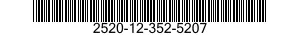 2520-12-352-5207 DRIVE SHAFT ASSEMBLY,CONSTANT VELOCITY,VEHICULAR 2520123525207 123525207