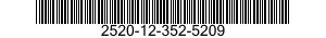 2520-12-352-5209 DRIVE SHAFT ASSEMBLY,CONSTANT VELOCITY,VEHICULAR 2520123525209 123525209