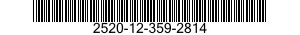 2520-12-359-2814 FINAL DRIVE,VEHICULAR 2520123592814 123592814