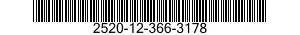 2520-12-366-3178 DRIVE SHAFT ASSEMBLY,CONSTANT VELOCITY,VEHICULAR 2520123663178 123663178