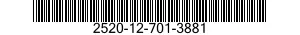 2520-12-701-3881 UNIVERSAL JOINT 2520127013881 127013881