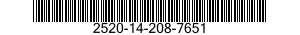 2520-14-208-7651  2520142087651 142087651