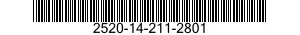 2520-14-211-2801 CONNECTOR,PLUG,ELECTRICAL 2520142112801 142112801
