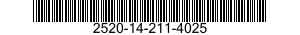 2520-14-211-4025 FERRULE,ELECTRICAL CONDUCTOR 2520142114025 142114025