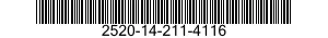 2520-14-211-4116 STUD,CONTINUOUS THREAD 2520142114116 142114116