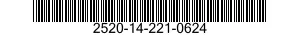 2520-14-221-0624  2520142210624 142210624
