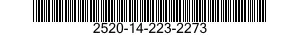 2520-14-223-2273 SHAFT,SHOULDERED 2520142232273 142232273