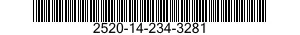 2520-14-234-3281  2520142343281 142343281
