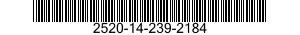 2520-14-239-2184  2520142392184 142392184