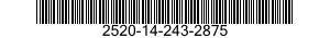 2520-14-243-2875  2520142432875 142432875