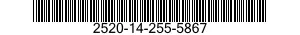 2520-14-255-5867  2520142555867 142555867