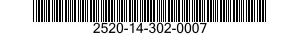 2520-14-302-0007  2520143020007 143020007