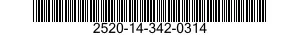 2520-14-342-0314  2520143420314 143420314